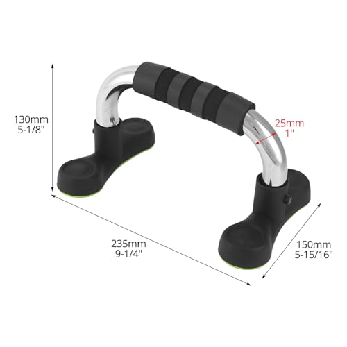 Steel Push Up Handles for Floor - Portable Incline Workout Stands with Non-Slip Grip