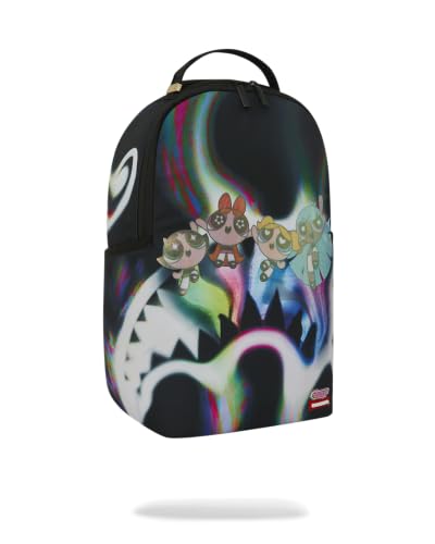 Sprayground Powerpuff Girls Backpack with Laptop Compartment and Adjustable Straps