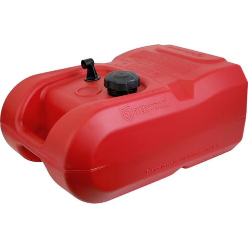 Attwood 8803LP2 EPA and CARB Certified 3-Gallon Portable Marine Boat Fuel Tank