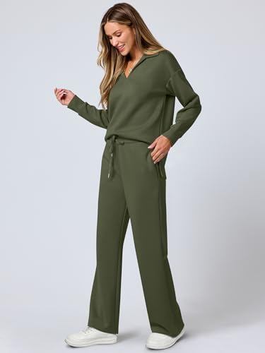 Women’s Lounge Sweat Sets 2-Piece Fall Outfits for Cozy Casual Wear