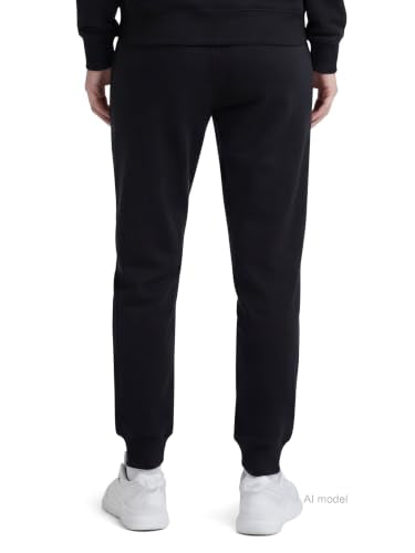 Champion Women's Powerblend Joggers - Medium / Original Black - Oversized Fit, Midweight Fleece