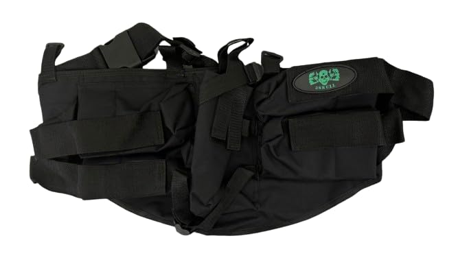 3Skull 4+1 Deluxe Paintball Harness – Black