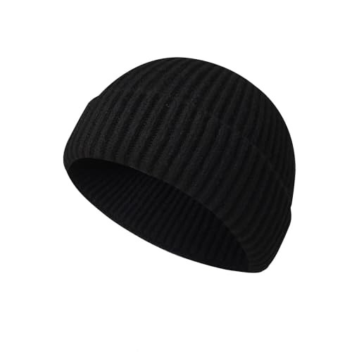 CAZYTOYZ Trawler Beanie Watch Hat Roll-up Edge Skullcap Fisherman Beanie for Women Men