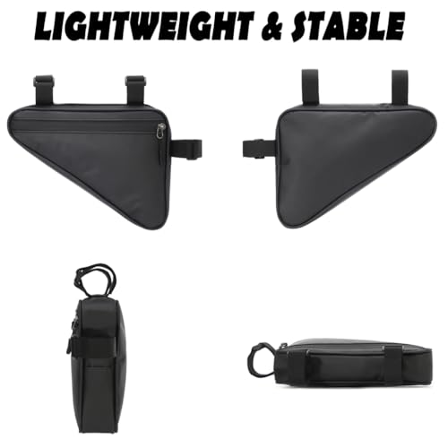 Waterproof Bike Frame Storage Bag Triangle Pouch for Mountain Road Bikes