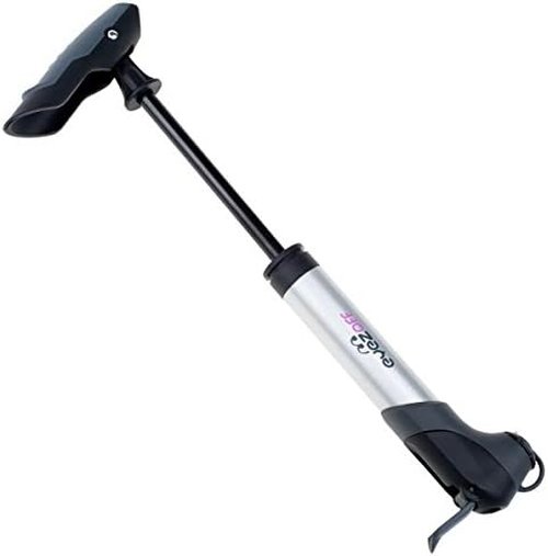 GP96 Alloy Mini Bike Pump (Black/Aluminium) w/ mounting bracket