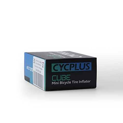 CYCPLUS AS2 Tiny Pump Bike Pump Portable Ultra-Mini 100PSI Electric Bicycle Pump Type-C Rechargeable Battery, No Pressure Display(Black)