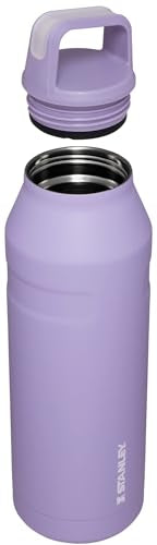 Lavender 50 Oz Insulated Water Bottle with Wide Mouth & Leakproof Lid