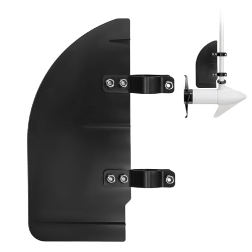 Trolling Motor Rudder, Boat Rudder Kit, Trolling Motor Accessories, Boat Rudder, Fits Most 24-55 Thrust Trolling Motors, Boat Rudder for Pontoon Fishing Kayak Canoe Jon Boat
