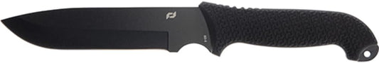 Schrade Delta Class Bedrock High Carbon Steel Fixed Blade Knife with 7in Drop Point Blade for Buschcraft