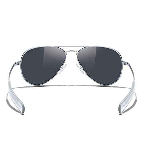 MERRY'S Classic Aviator Military Polarized Sunglasses for Men or Women S8562