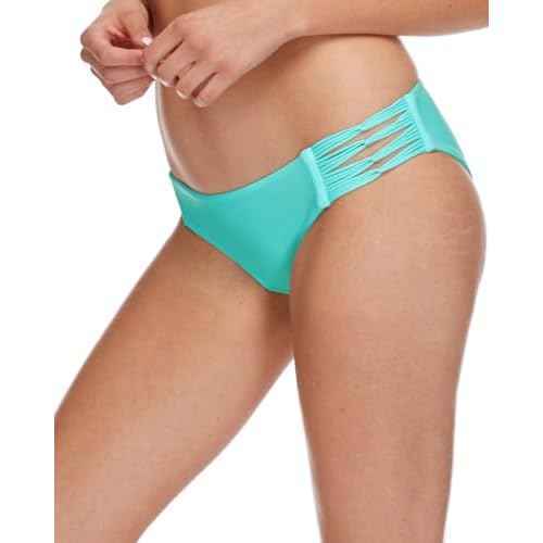 Body Glove Women's Smoothies Ruby Solid Bikini Bottom Swimsuit