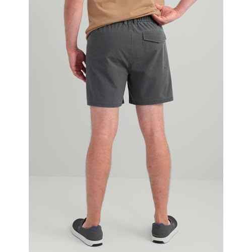 HUK Men's Next Level Camp 6" Performance Fishing Shorts, Lightweight, Quick-Dry, Elastic Waistband
