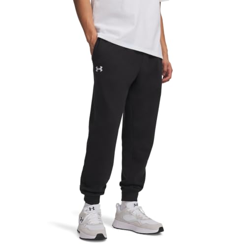 Under Armour Men's Rival Fleece Joggers - Medium / Black & White Variation
