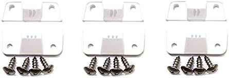 Aftermarket Coleman Cooler Replacement Hinges with Stainless Steel Screws (2 Pack)
