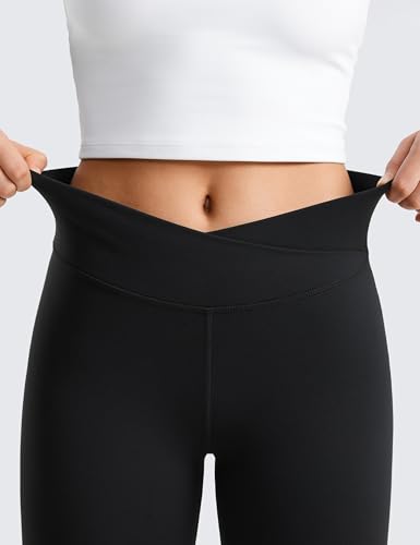 Girls Butterluxe Crossover Leggings - Large Black