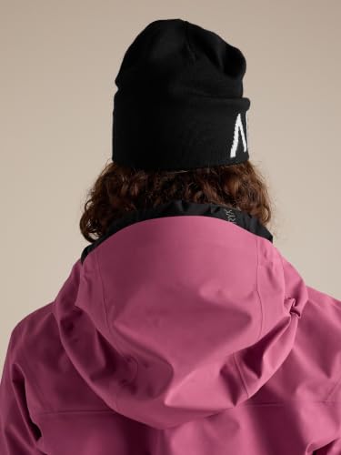 Unisex Wool Recycled Polyester Beanie Hat - Reversible Arc'teryx Word Head Toque One Size / Orca