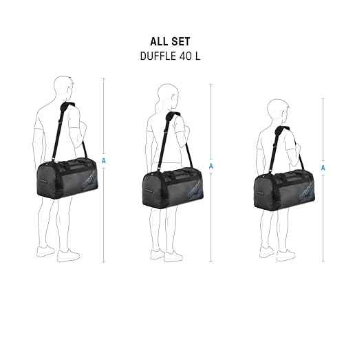 ARENA Set Duffle Bag Cabin Size Compact Team Luggage Travel Tote 40 Liters