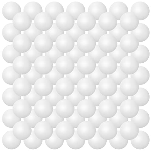 Hanaive 100 Pack Table Tennis Balls Multi Colored 40mm Plastic Balls Bulk Washable Small Game for Carnival Pool Games, Party Decoration Pet Toy