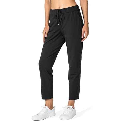 G Gradual Women's Pants with Deep Pockets 7/8 Stretch Ankle Sweatpants for Golf, Athletic, Lounge, Travel, Work