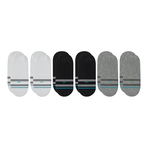 Stance Vital No Show Socks for Men and Women - Large Multicolor