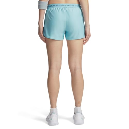 Under Armour Women's Tech Play Up Shorts - Small / Blue Haze / Boundless Blue