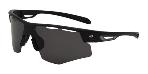 RAWIN Stylish Sports Sunglasses | Wide Frame Selection | Rich Lens Colors | Eye-Catching Combinations (Polarized Lens, Matt Black Frame with Matt Silver Mask Spray/Smoke Lens)