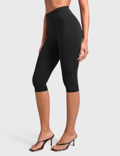 No Front Seam Scrunch Capri Leggings 16 & 19 Inch Inseam for Women
