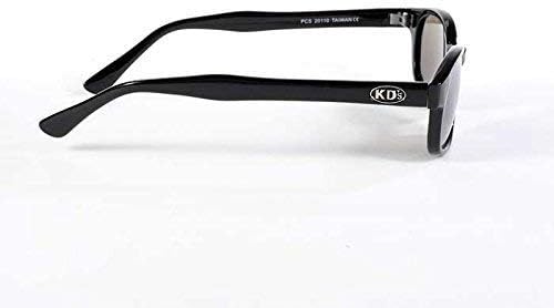 Unisex Biker Sunglasses - X-KD Silver & Smoked Lens, One Size - Stylish & Durable