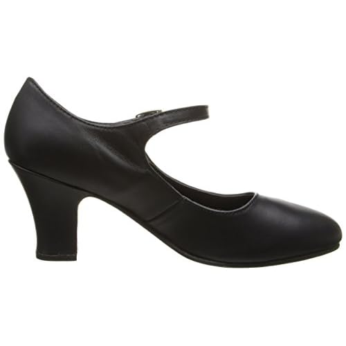 Capezio womens Manhattan Character dance shoes, Black, 9.5 US