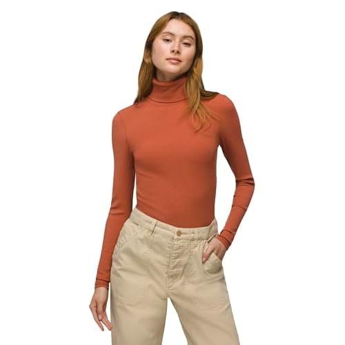 prAna Women's Foundation Rib Turtleneck