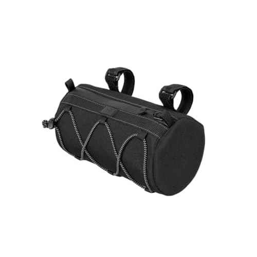 Topeak Tubular BarBag Slim 1.5L ? Compact Waterproof Handlebar Duffle Bag with Quick Access Zipper, 600D Polyester Shell, and Anti-Slip Mounting System for Urban & Trail Rides