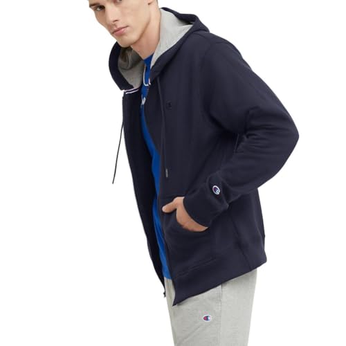 Champion Men's Zip-up Hoodie, Comfortable Zip-up Hoodie Sweatshirt for Men (Reg. Or Big & Tall)