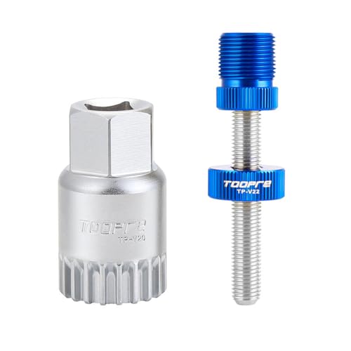 Bike Bottom Bracket Removal Tool Kit with 20-Tooth Spline & Anti-Drop Rod