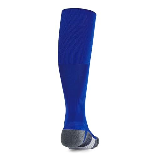 Under Armour Unisex Magnetico Over-the-Calf Socks Large Royal Pitch Gray White