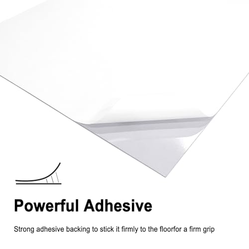 White EVA Foam Boat Decking Sheet with Traction Pad for Kayak, Surfboard - 94.5" x 21.6"