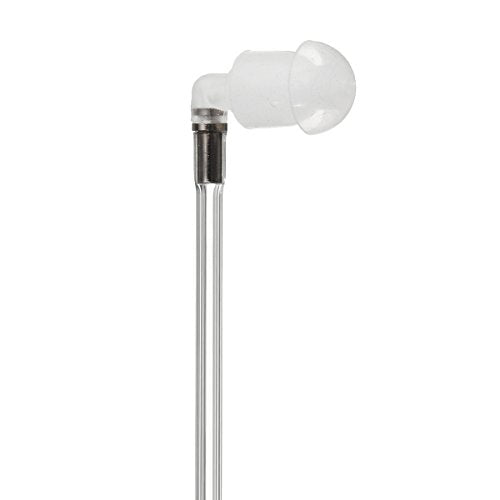 Replacement Mushroom Ear Tips for Radio Earbuds 50 pcs - Acoustic Tube Style