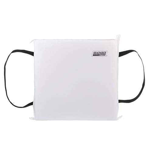 Seachoice Emergency Marine Foam Flotation Cushion, Square, 15 in. X 15 in, White