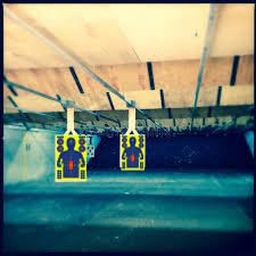 Ultimate Pistol Target - 12x18 Inches Pack of 25 | Indoor/Outdoor | Self-Adhesive Firearms & Calibers Targets for Shooting Range