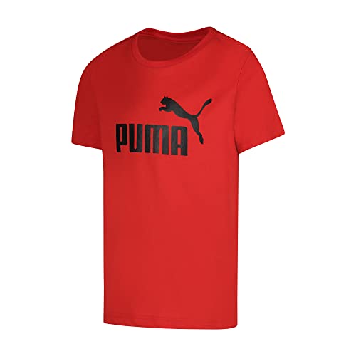 Puma Boys' Logo T-Shirt - Large High Risk Red