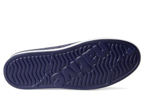 Lightweight Unisex Sneakers - Jefferson Slip-On Shoes in Regatta Blue & Shell White - Native Shoes