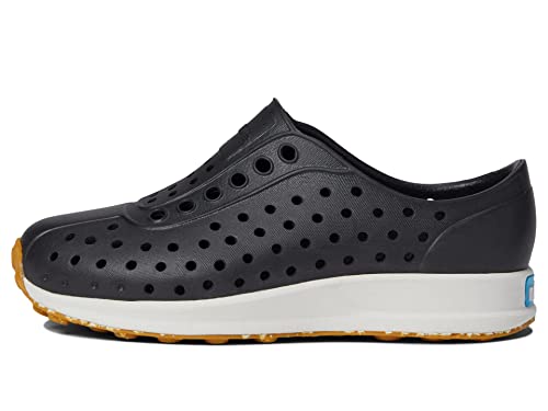 Unisex Kid Robbie Slip-On Sneakers - Jiffy Black White Mash Speckle Rubber 11 Little Kid