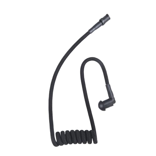 Moisture-Resistant Braided Acoustic Coil Tube for Radio Earpiece Replacement