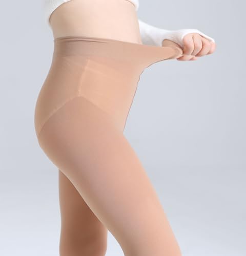Girls Women Ballet Tights Transition Leggings - Ultra Soft Convertible Dance Leggings for Toddler Kids & Adults - Nude, 9-14 Years