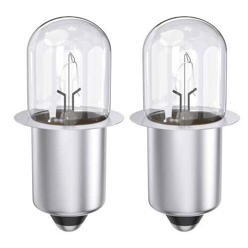 2 Pack 18V Xenon Bulb Replacement for Handheld Flashlights - EAGLEGGO