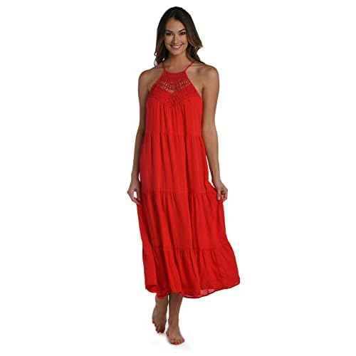 La Blanca Womens Maxi Dress Swimsuit Cover Up