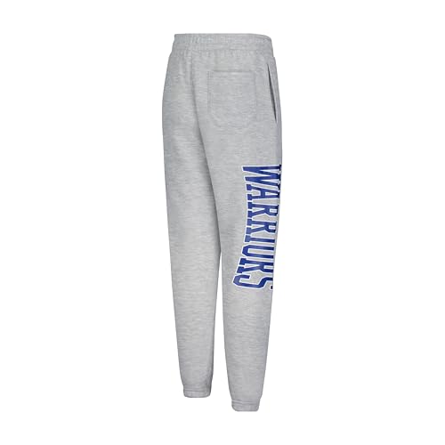 NBA Youth Hoodie Sweatshirt and Joggers Set - Golden State Warriors, Heather Gray, Size 10-12