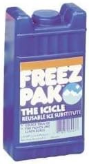 Lifoam 4941 the Icicle Reusable Ice Hard Pack, 3 3/8 X 1 3/8 X 6 3/4 16 Ounces (Pack of 3)