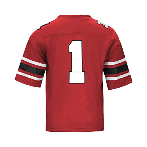 Toddler Football Jersey - Georgia Bulldogs Red 4T - Little King NCAA Team Uniform