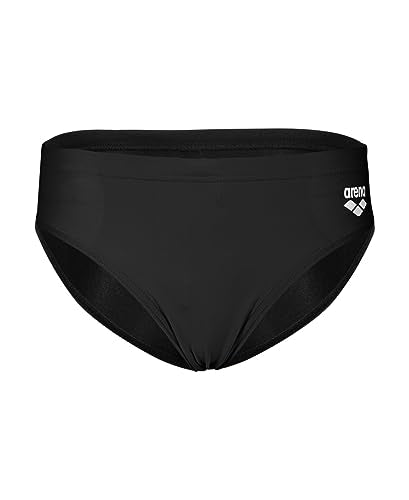 Kids Boys Swim Briefs Dynamo Black 28 Inch Stretchy Pool Trunks