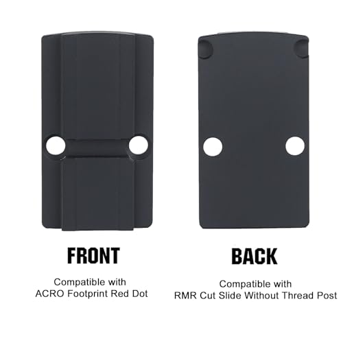 Red Dot Mount Adapter Plate for RMR Cut Slides - Compatible with ACRO and More